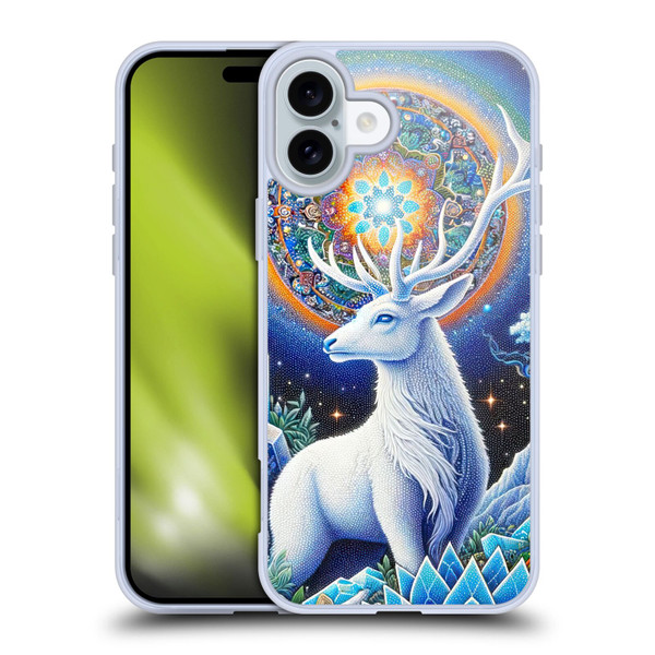 Shambhala Light Visionary Art Celestial Graphics Scared Spirit Soft Gel Case for Apple iPhone 16 Plus