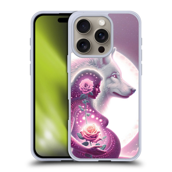 Shambhala Light Visionary Art Celestial Graphics Maternal Love Soft Gel Case for Apple iPhone 16 Pro