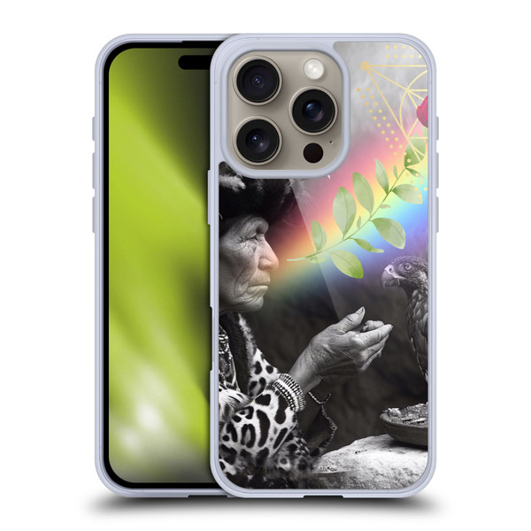 Shambhala Light Visionary Art Celestial Graphics Rosey Visions Soft Gel Case for Apple iPhone 16 Pro