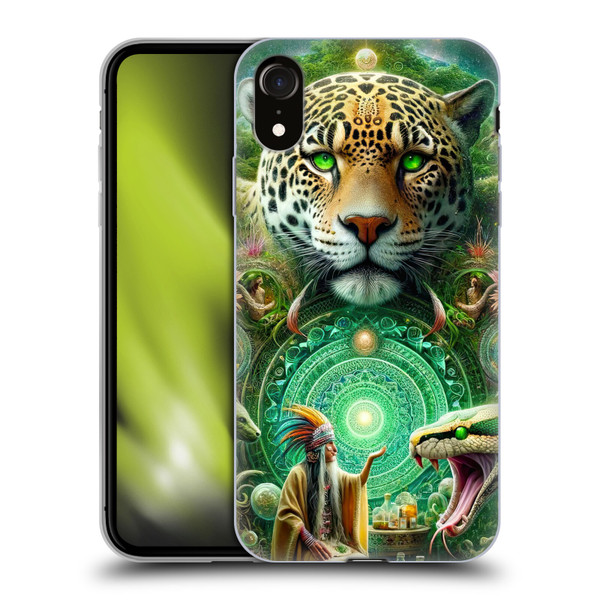 Shambhala Light Visionary Art Celestial Graphics Jungle Life Soft Gel Case for Apple iPhone XR