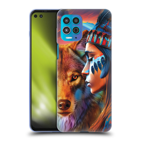 Michael David Ward Animals Wolf Soft Gel Case for Motorola Moto G100