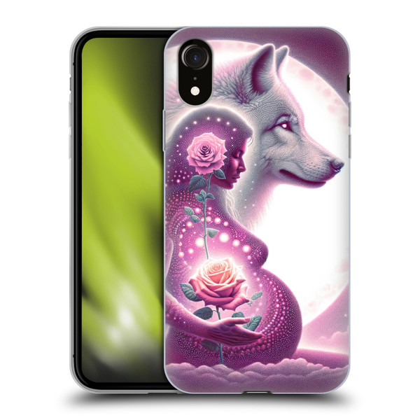 Shambhala Light Visionary Art Celestial Graphics Maternal Love Soft Gel Case for Apple iPhone XR