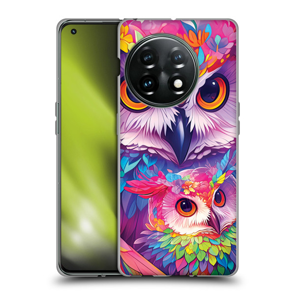 Michael David Ward Animals Owl Love You Forever Soft Gel Case for OnePlus 11 5G