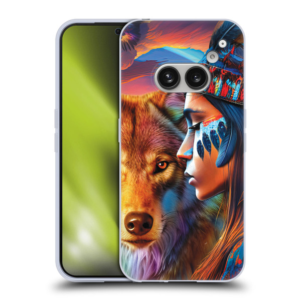 Michael David Ward Animals Wolf Soft Gel Case for Nothing Phone (2a)