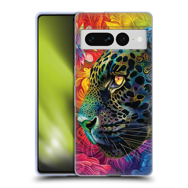 Michael David Ward Animals Wild Tapestry Soft Gel Case for Google Pixel 7 Pro