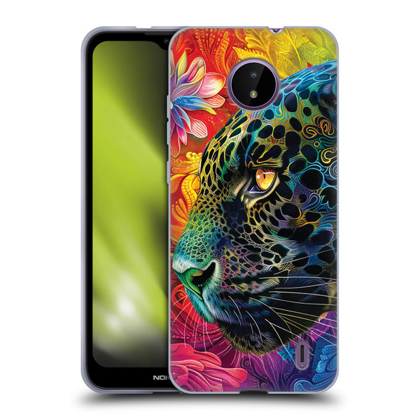 Michael David Ward Animals Wild Tapestry Soft Gel Case for Nokia C10 / C20
