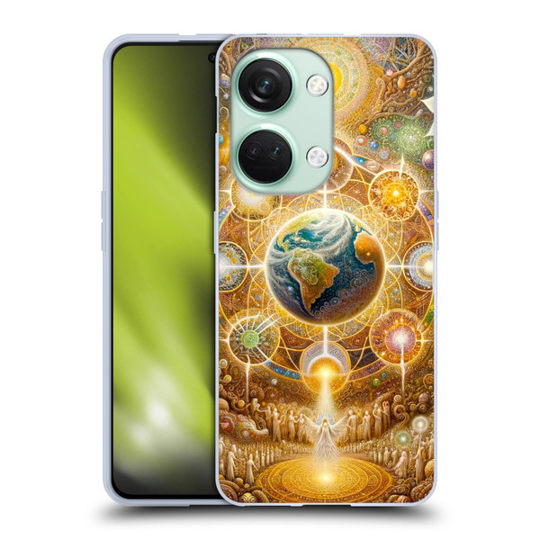 Shambhala Light Visionary Art Celestial Graphics The 9 Realms Soft Gel Case for OnePlus Nord 3 5G