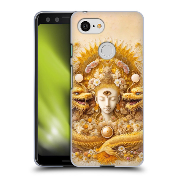 Shambhala Light Visionary Art Celestial Graphics Lucky Dragons Soft Gel Case for Google Pixel 3