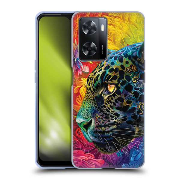 Michael David Ward Animals Wild Tapestry Soft Gel Case for OPPO A57s