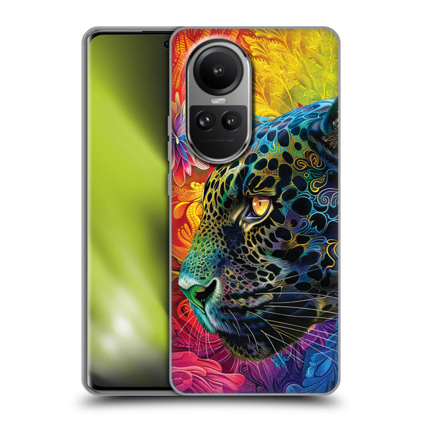 Michael David Ward Animals Wild Tapestry Soft Gel Case for OPPO Reno10 5G / Reno10 Pro 5G