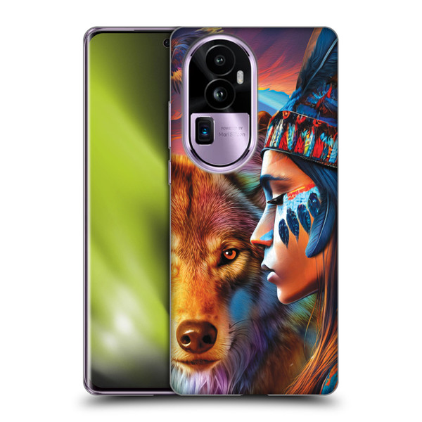 Michael David Ward Animals Wolf Soft Gel Case for OPPO Reno10 Pro+