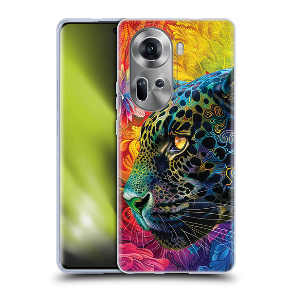 Michael David Ward Animals Wild Tapestry Soft Gel Case for OPPO Reno11