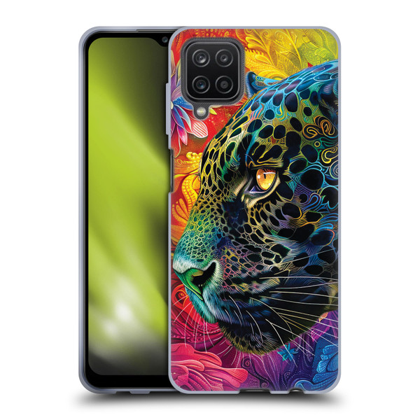 Michael David Ward Animals Wild Tapestry Soft Gel Case for Samsung Galaxy A12 (2020)