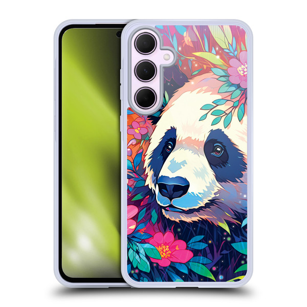 Michael David Ward Animals Panda Soft Gel Case for Samsung Galaxy A35 5G