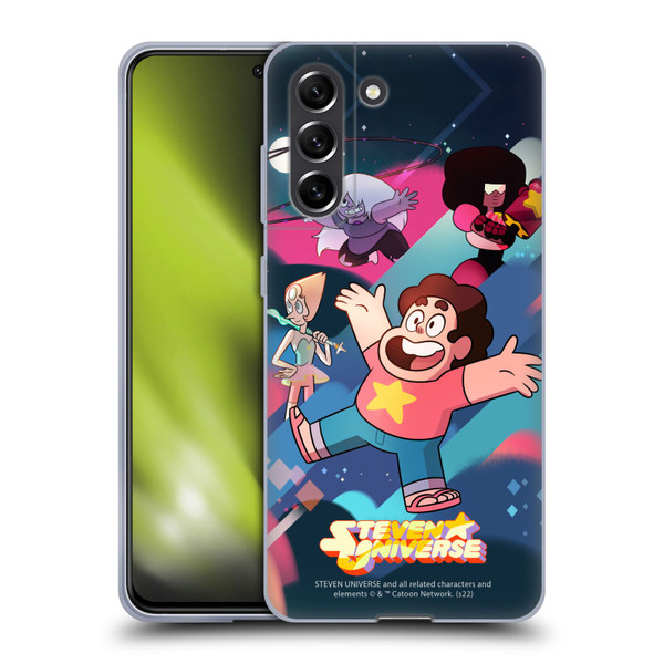 Steven Universe Graphics Characters Soft Gel Case for Samsung Galaxy S21 FE 5G