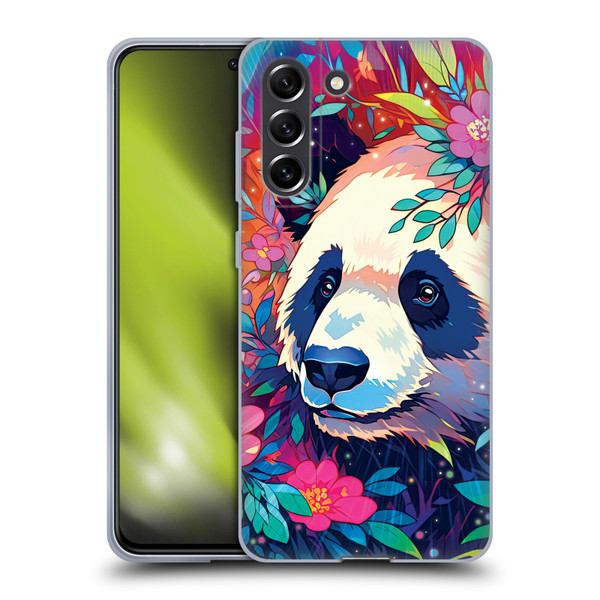 Michael David Ward Animals Panda Soft Gel Case for Samsung Galaxy S21 FE 5G