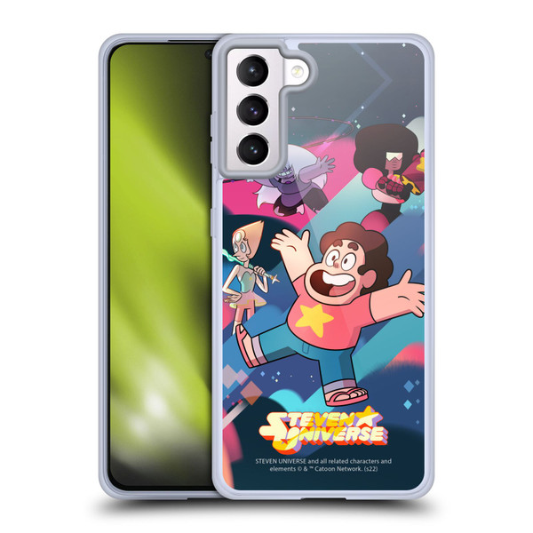 Steven Universe Graphics Characters Soft Gel Case for Samsung Galaxy S21+ 5G