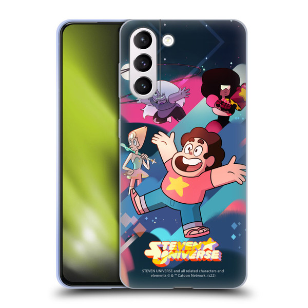 Steven Universe Graphics Characters Soft Gel Case for Samsung Galaxy S21+ 5G