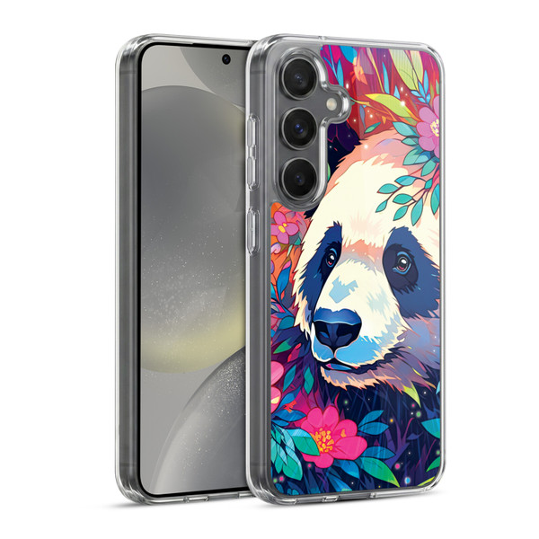 Michael David Ward Animals Panda Soft Gel Case for Samsung Galaxy S24 5G & MagSafe