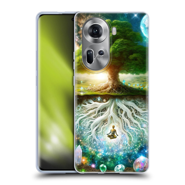 Shambhala Light Visionary Art Celestial Graphics Tree Of Life Soft Gel Case for OPPO Reno11