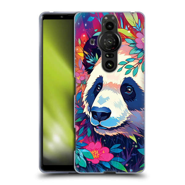 Michael David Ward Animals Panda Soft Gel Case for Sony Xperia Pro-I