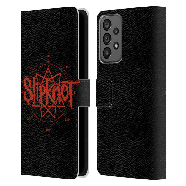 Slipknot Key Art Logo Leather Book Wallet Case Cover For Samsung Galaxy A73 5G (2022)