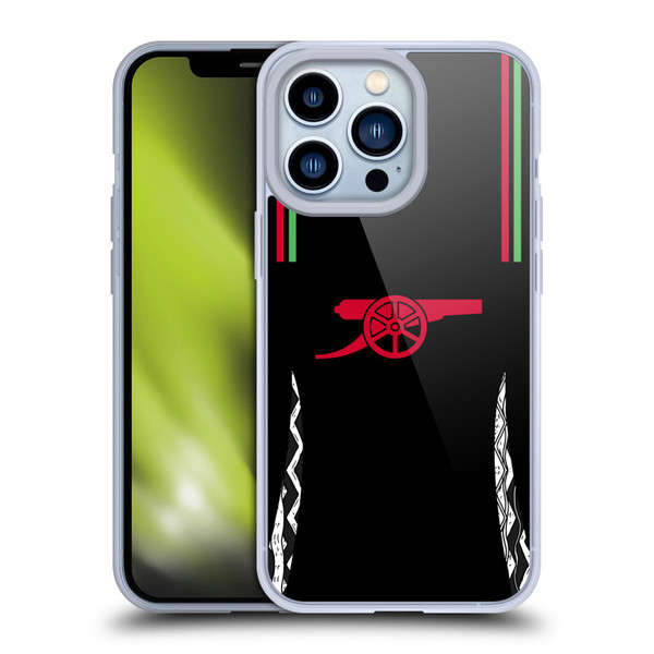 Arsenal FC 2024/25 Kit Away Soft Gel Case for Apple iPhone 13 Pro