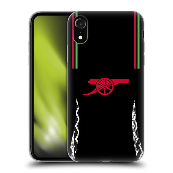 Arsenal FC 2024/25 Kit Away Soft Gel Case for Apple iPhone XR