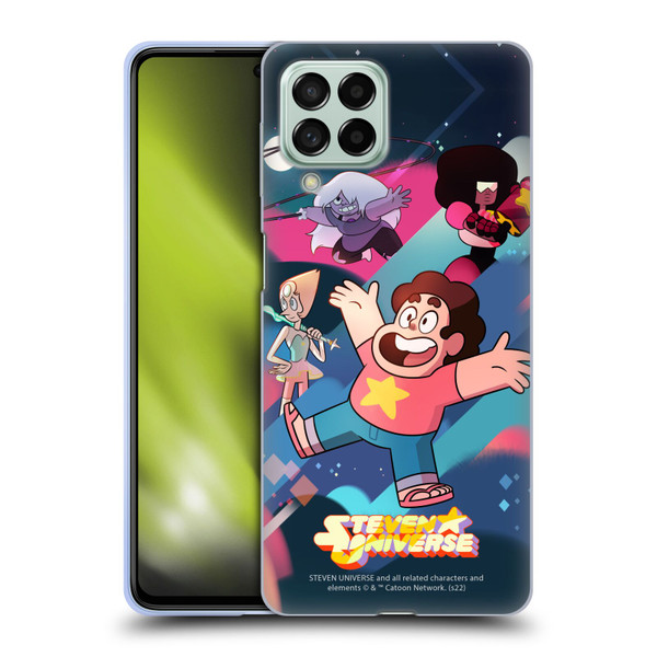 Steven Universe Graphics Characters Soft Gel Case for Samsung Galaxy M53 (2022)