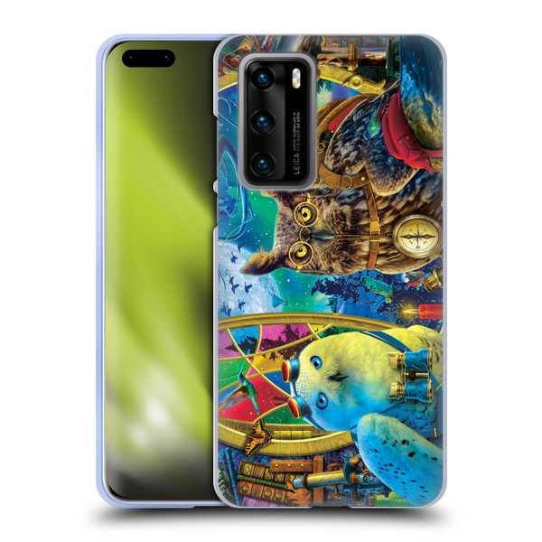 Michael David Ward Fantasy & Whimsical Explorers Soft Gel Case for Huawei P40 5G