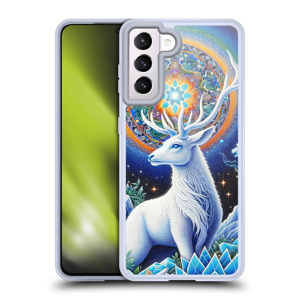 Shambhala Light Visionary Art Celestial Graphics Scared Spirit Soft Gel Case for Samsung Galaxy S21 5G