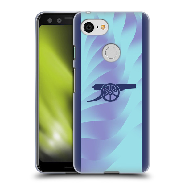 Arsenal FC 2024/25 Kit Third Soft Gel Case for Google Pixel 3
