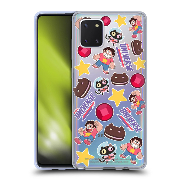 Steven Universe Graphics Icons Soft Gel Case for Samsung Galaxy Note10 Lite
