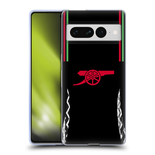 Arsenal FC 2024/25 Kit Away Soft Gel Case for Google Pixel 7 Pro