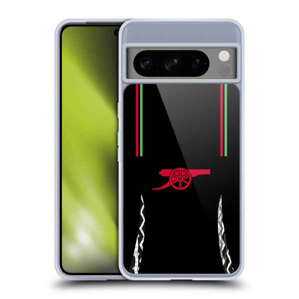 Arsenal FC 2024/25 Kit Away Soft Gel Case for Google Pixel 8 Pro
