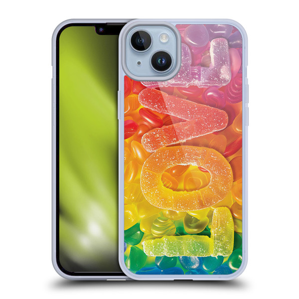 Michael David Ward Fantasy & Whimsical Love Is Sweet Soft Gel Case for Apple iPhone 14 Plus