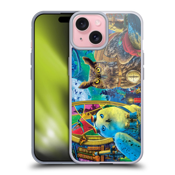 Michael David Ward Fantasy & Whimsical Explorers Soft Gel Case for Apple iPhone 15
