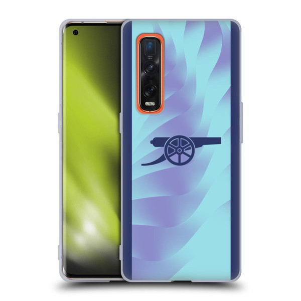 Arsenal FC 2024/25 Kit Third Soft Gel Case for OPPO Find X2 Pro 5G