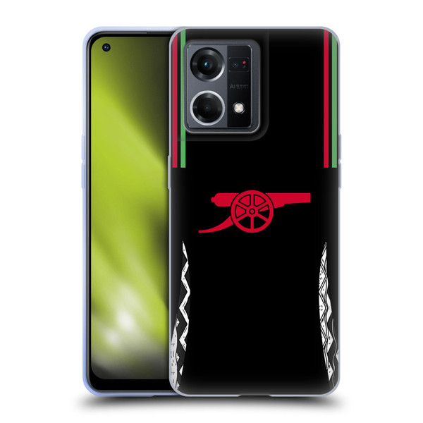Arsenal FC 2024/25 Kit Away Soft Gel Case for OPPO Reno8 4G