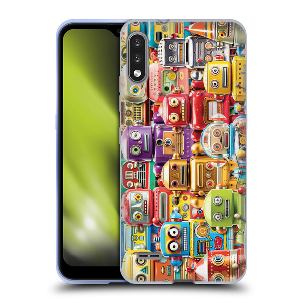 Michael David Ward Fantasy & Whimsical Toy Robots Soft Gel Case for LG K22