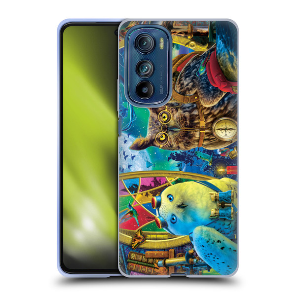 Michael David Ward Fantasy & Whimsical Explorers Soft Gel Case for Motorola Edge 30