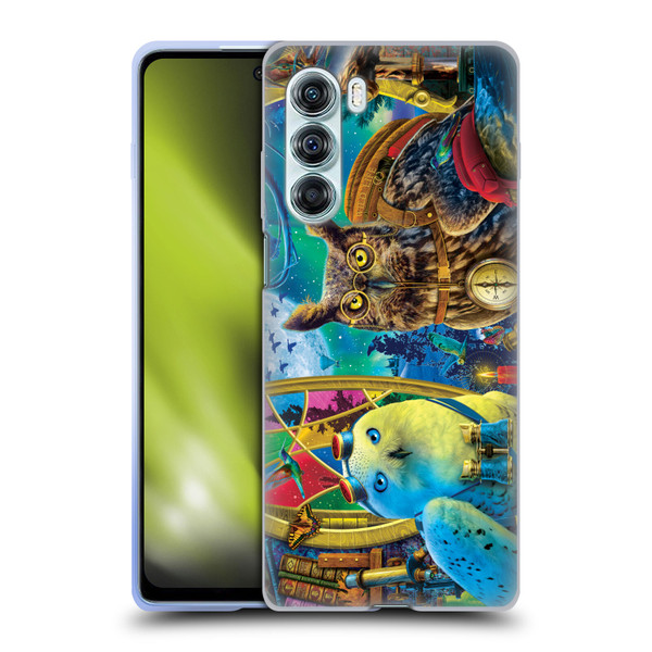 Michael David Ward Fantasy & Whimsical Explorers Soft Gel Case for Motorola Edge S30 / Moto G200 5G