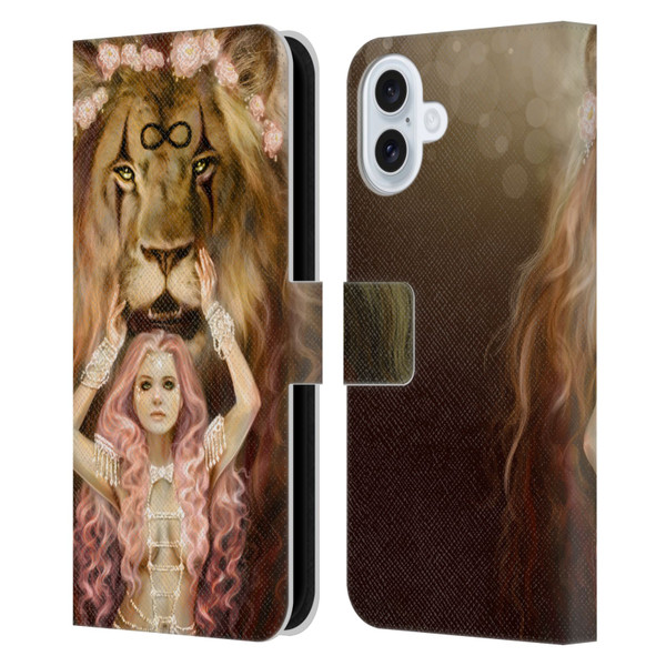 Selina Fenech Fantasy Strength Leather Book Wallet Case Cover For Apple iPhone 16 Plus