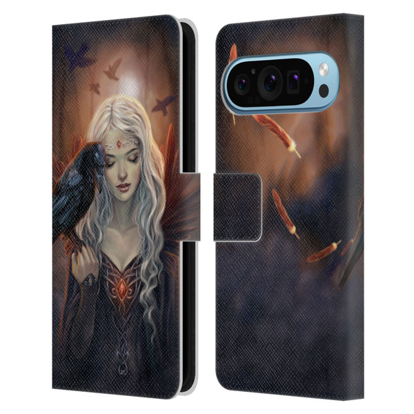 Selina Fenech Gothic Ravenkin Leather Book Wallet Case Cover For Google Pixel 9 / Pixel 9 Pro