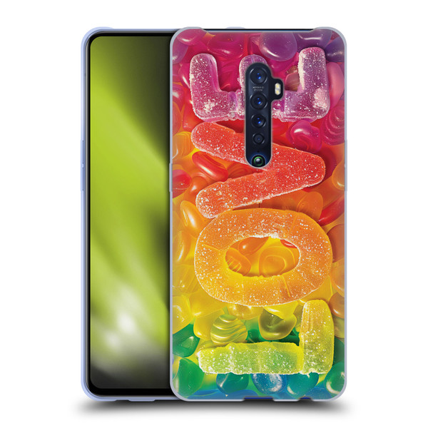 Michael David Ward Fantasy & Whimsical Love Is Sweet Soft Gel Case for OPPO Reno 2