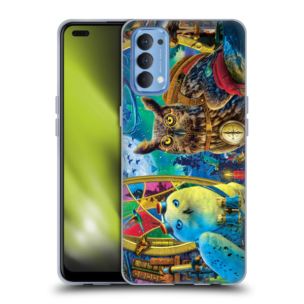 Michael David Ward Fantasy & Whimsical Explorers Soft Gel Case for OPPO Reno 4 5G