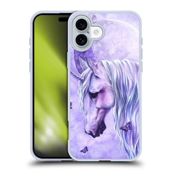 Selina Fenech Unicorns Moonlit Magic Soft Gel Case for Apple iPhone 16 Plus
