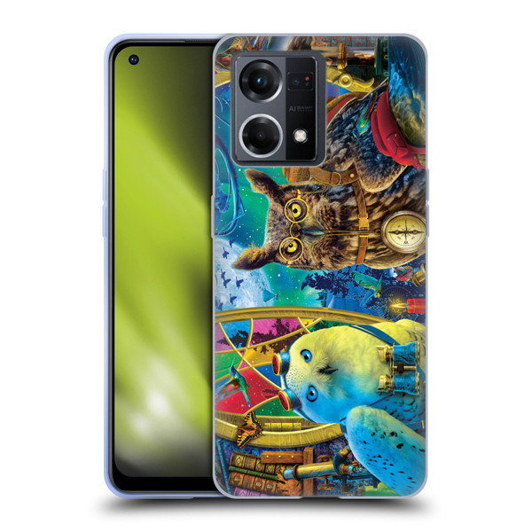 Michael David Ward Fantasy & Whimsical Explorers Soft Gel Case for OPPO Reno8 4G