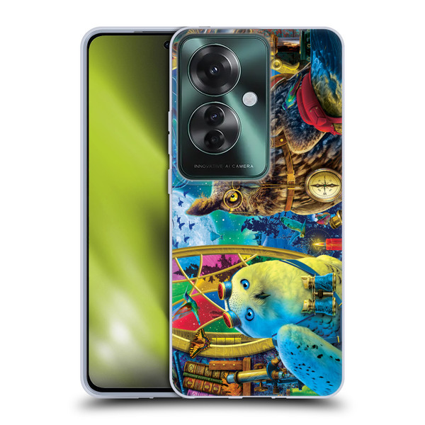 Michael David Ward Fantasy & Whimsical Explorers Soft Gel Case for OPPO Reno11 F 5G / F25 Pro 5G