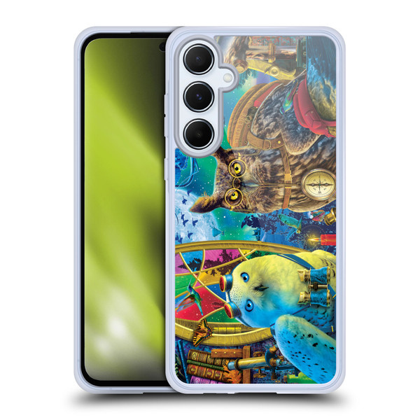 Michael David Ward Fantasy & Whimsical Explorers Soft Gel Case for Samsung Galaxy A55 5G